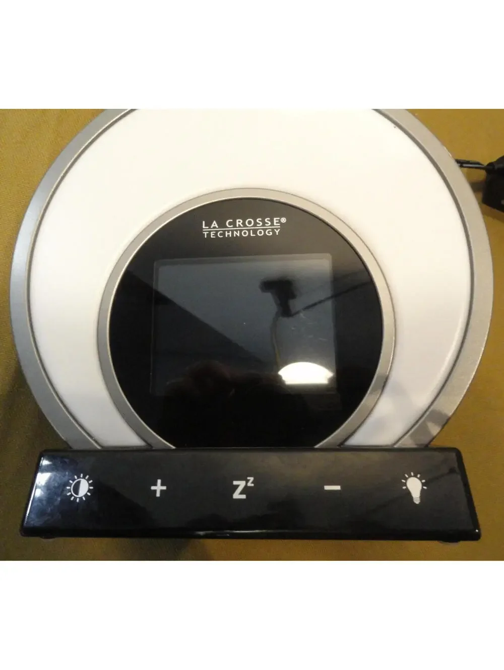 La Crosse, Soluna Mood Light Alarm Clock | Indoor Temperature Humidity Calendar